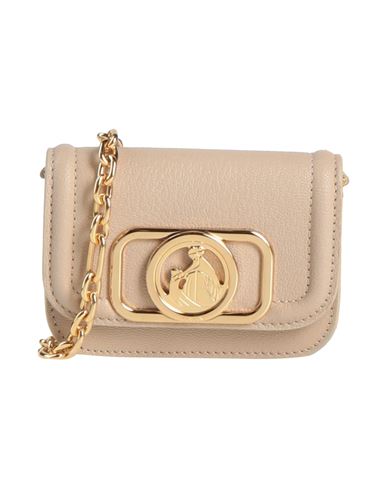 Lanvin Woman Cross-body Bag Beige Size - Goat Skin, Metal