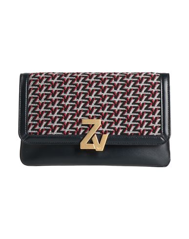 Zadig & Voltaire Woman Handbag Midnight Blue Size - Calfskin, Polyester, Viscose In Blue