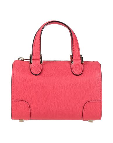 Valextra Woman Handbag Coral Size - Calfskin In Red