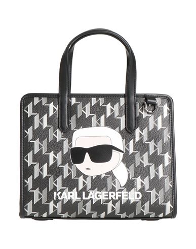 Karl Lagerfeld Woman Handbag Black Size - Polyurethane In Black