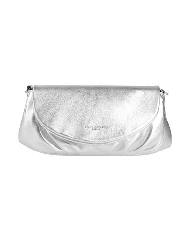 Gianni Chiarini Woman Cross-body Bag Silver Size - Leather In Silver
