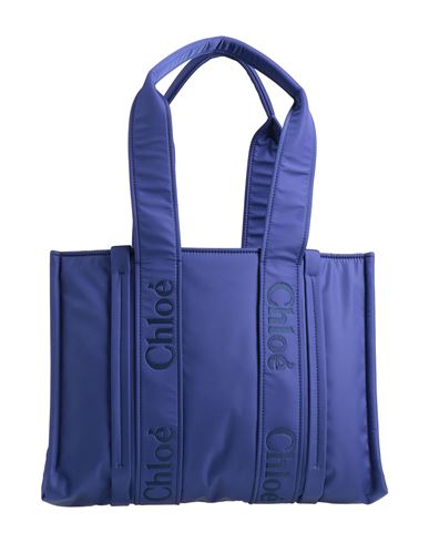 Chloé Woman Handbag Bright Blue Size - Polyurethane, Polyamide, Polyester In Blue
