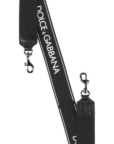 Dolce & Gabbana Babies'  Toddler Girl Bag Strap Black Size - Leather, Textile Fibers