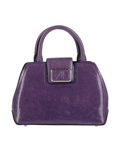 Alberta Ferretti Woman Handbag Purple Size - Leather