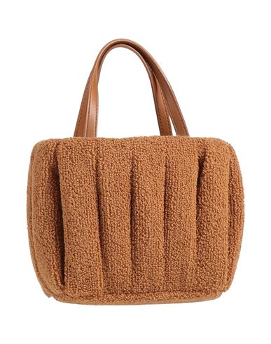 Themoirè Woman Handbag Camel Size - Textile Fibers In Sand
