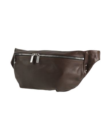 Rick Owens Woman Belt Bag Dark Brown Size - Calfskin In Brown