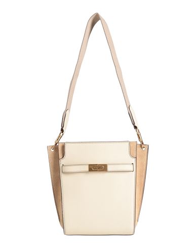 Tory Burch Woman Shoulder Bag Beige Size - Leather In Beige