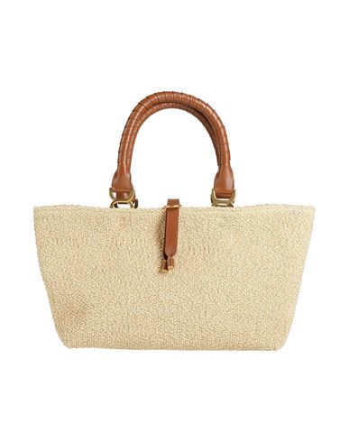 Chloé Woman Handbag Sand Size - Straw, Leather In Sand