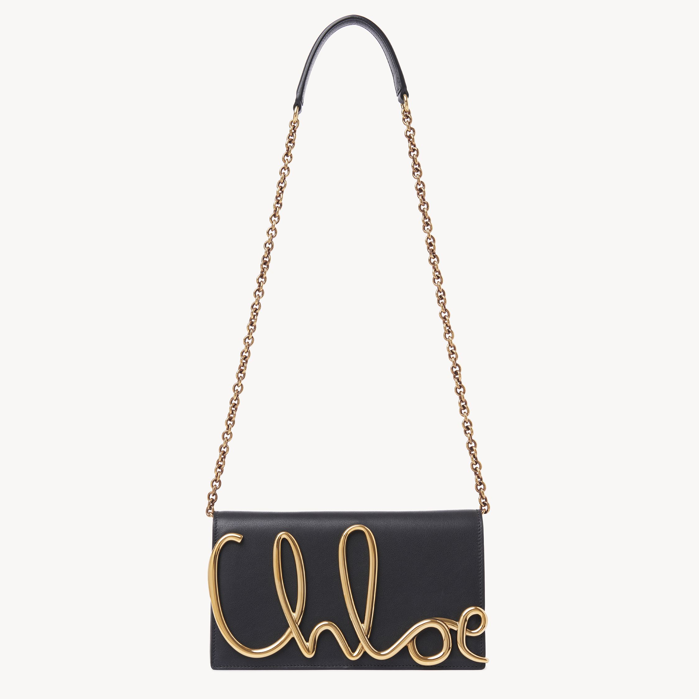 Shop Chloé The  Iconic Cross-body Bag In Soft Leather Black Size Onesize 100% Calf-skin Leather