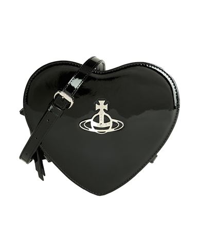 Vivienne Westwood Woman Cross-body Bag Black Size - Cow Leather In Black