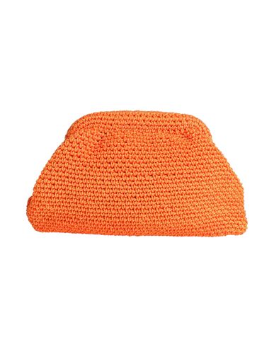 Baba Los Angeles Woman Handbag Orange Size - Cotton In Orange