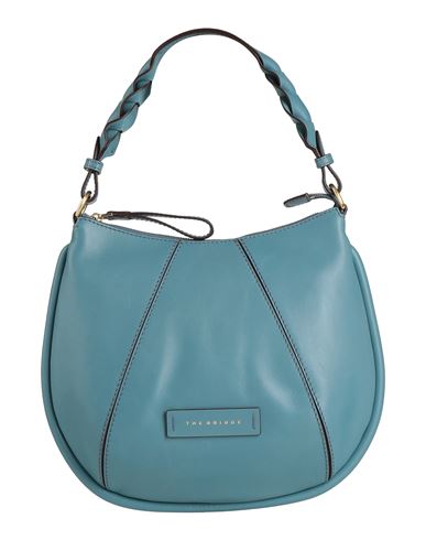 The Bridge Woman Handbag Slate Blue Size - Leather In Blue