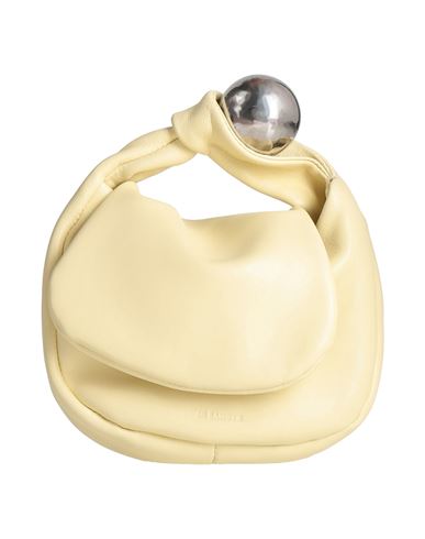 Jil Sander Woman Handbag Pastel Yellow Size - Leather