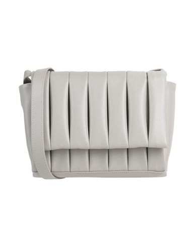 Themoirè Woman Cross-body Bag Light Grey Size - Textile Fibers In Grey