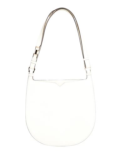 Valextra Woman Shoulder Bag Ivory Size - Calfskin In White