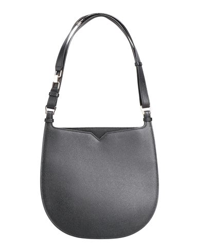 Valextra Woman Shoulder Bag Black Size - Calfskin