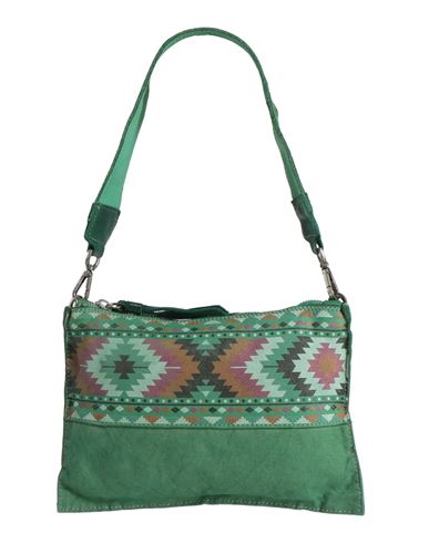 Caterina Lucchi Woman Shoulder Bag Green Size - Cowhide, Calfskin In Green