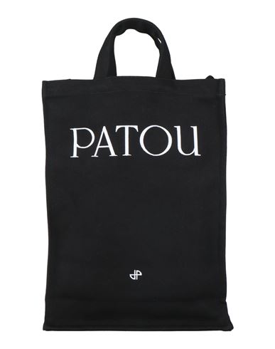 Shop Patou Woman Handbag Black Size - Cotton, Polyester