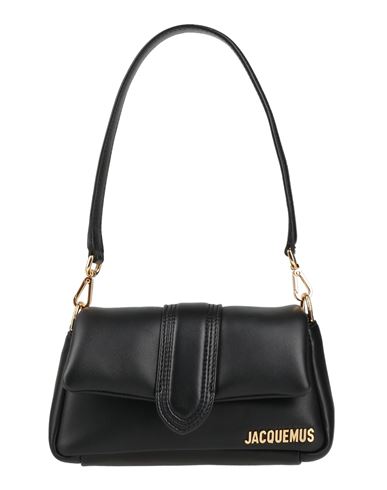 Jacquemus Womens Black Le Petit Bambino Puffy Leather Shoulder Bag In Black