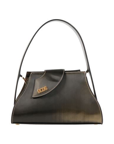 Gcds Woman Handbag Bronze Size - Textile Fibers In Yellow