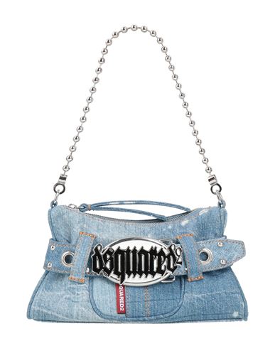 Dsquared2 Woman Handbag Blue Size - Textile Fibers