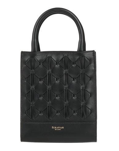 Serapian Woman Handbag Black Size - Leather In Black