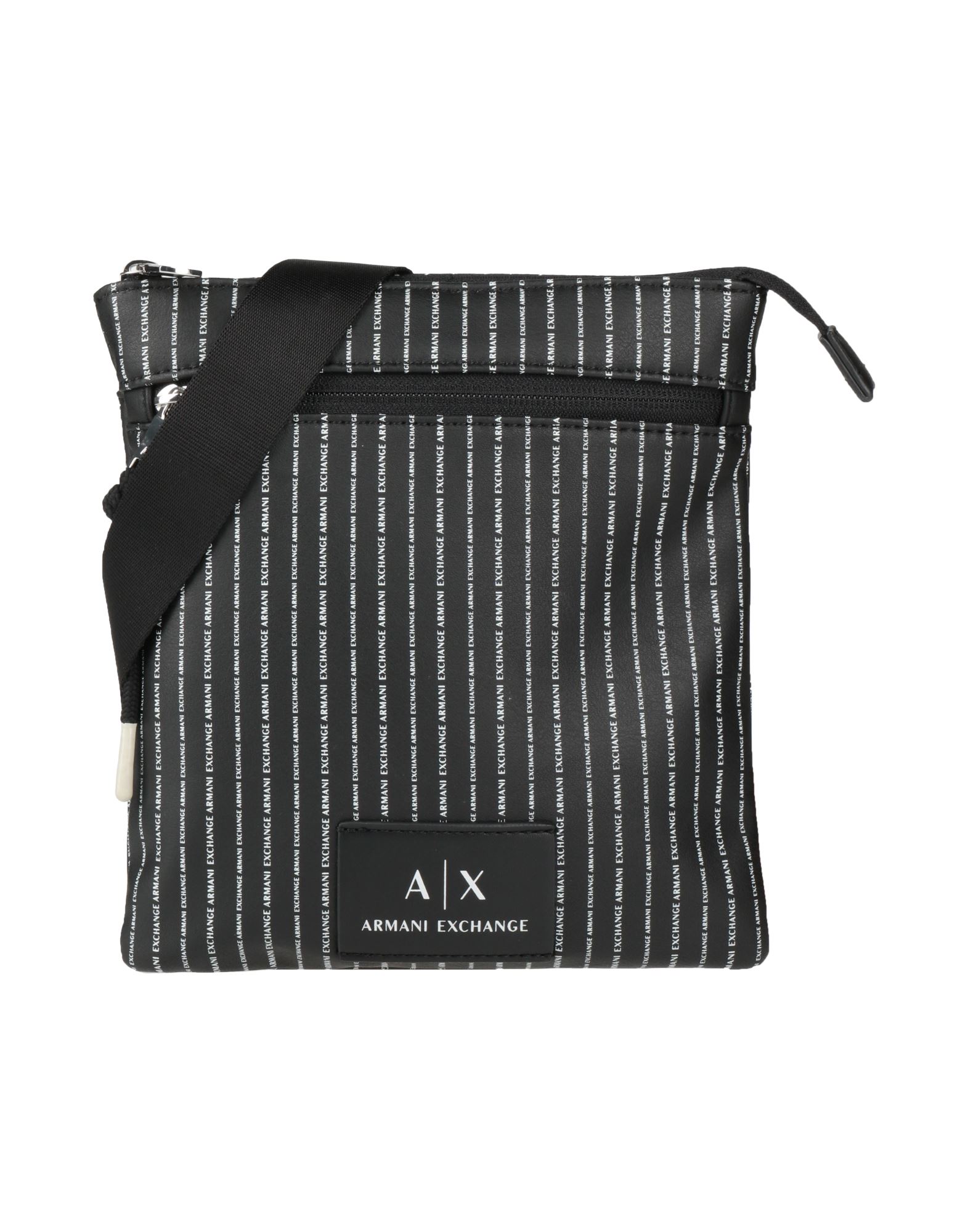 ARMANIアルマーニエクスチェンジ ロゴ型押し総柄レザー2wayボストン