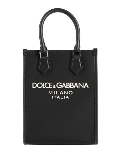 Dolce & Gabbana Woman Handbag Black Size - Polyamide, Acrylic, Viscose, Calfskin In Black
