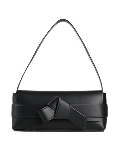 Acne Studios Musubi Elongated Hobo Bag -  - Leather - Black In Black