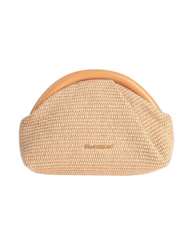 Jw Anderson Woman Handbag Camel Size - Leather, Textile Fibers