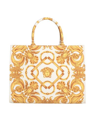 Versace Medusa Barocco Tote Bag In White