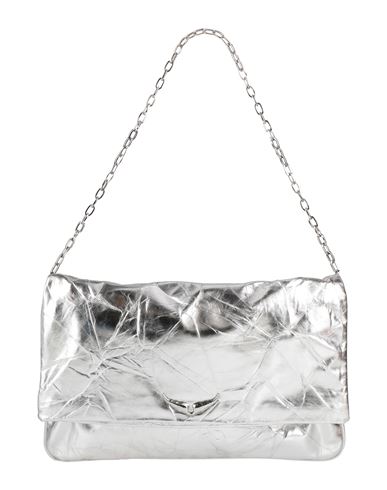 Zadig & Voltaire Woman Shoulder Bag Silver Size - Leather In Silver