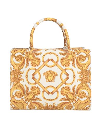 Versace Medusa Barocco Tote Bag In White