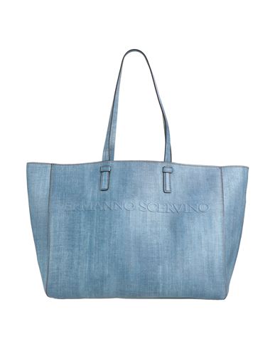Ermanno Scervino Woman Shoulder Bag Blue Size - Leather