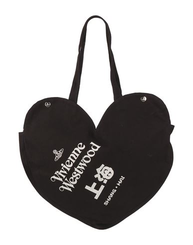 Vivienne Westwood Woman Shoulder Bag Black Size - Textile Fibers In Black