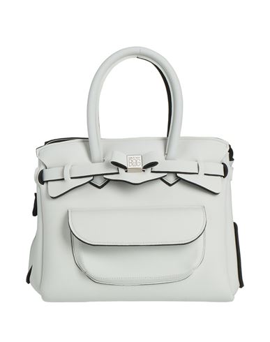 Save My Bag Woman Handbag Light Grey Size - Polyamide, Elastane