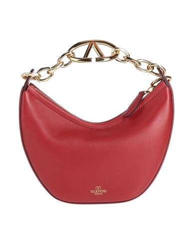 Valentino Garavani Woman Handbag Brick Size - Leather In Red