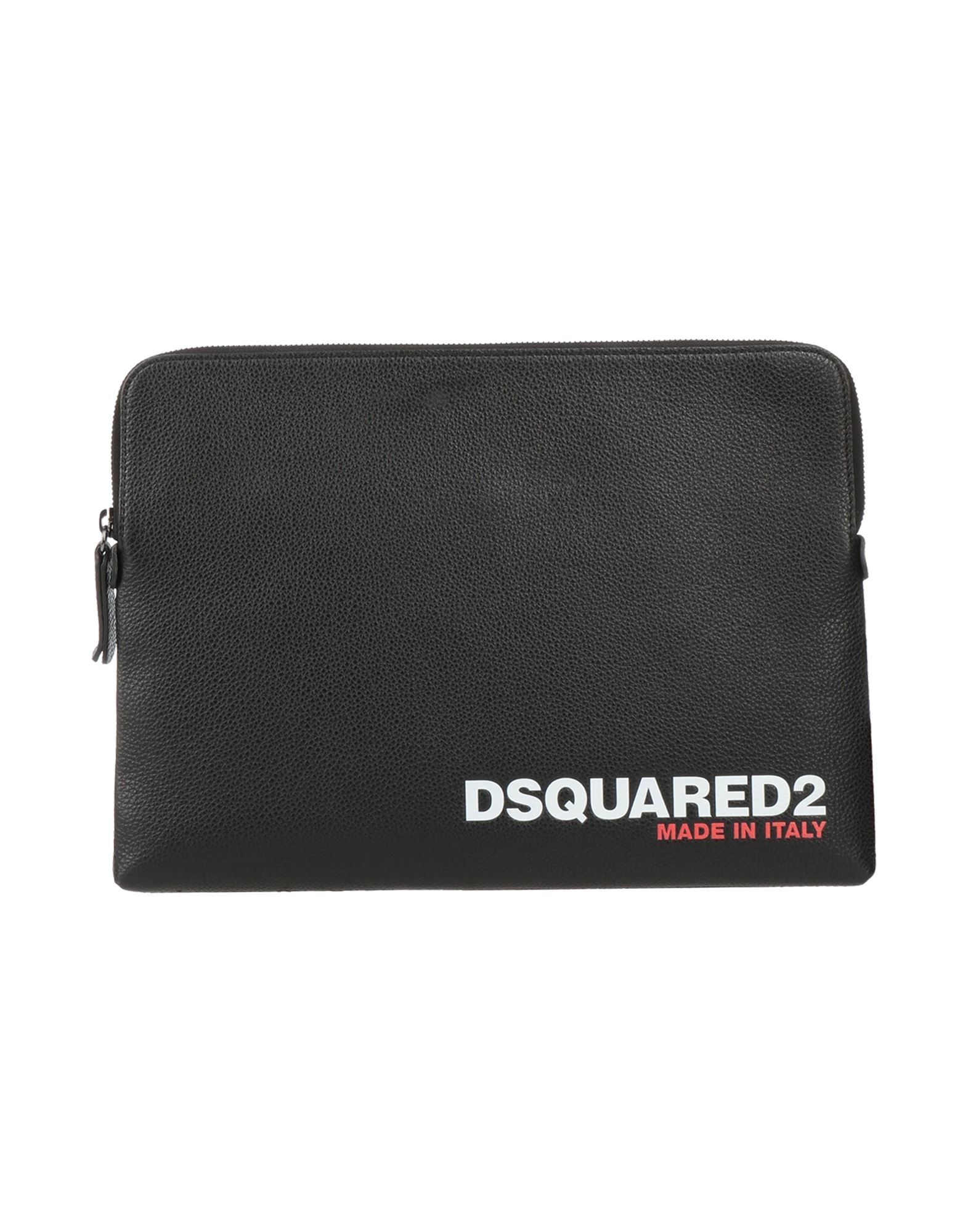 DSQUARED2 ★ ロゴ レザー ハンドバッグ / ブラック 20996388_51065110_1000.jpg