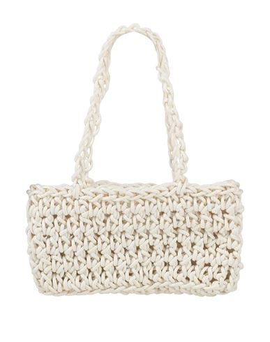 Nothingeverything Woman Handbag Ivory Size - Textile Fibers In White