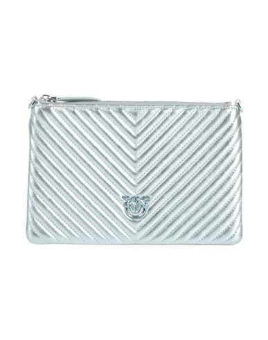 Pinko Woman Handbag Sky Blue Size - Leather In Blue
