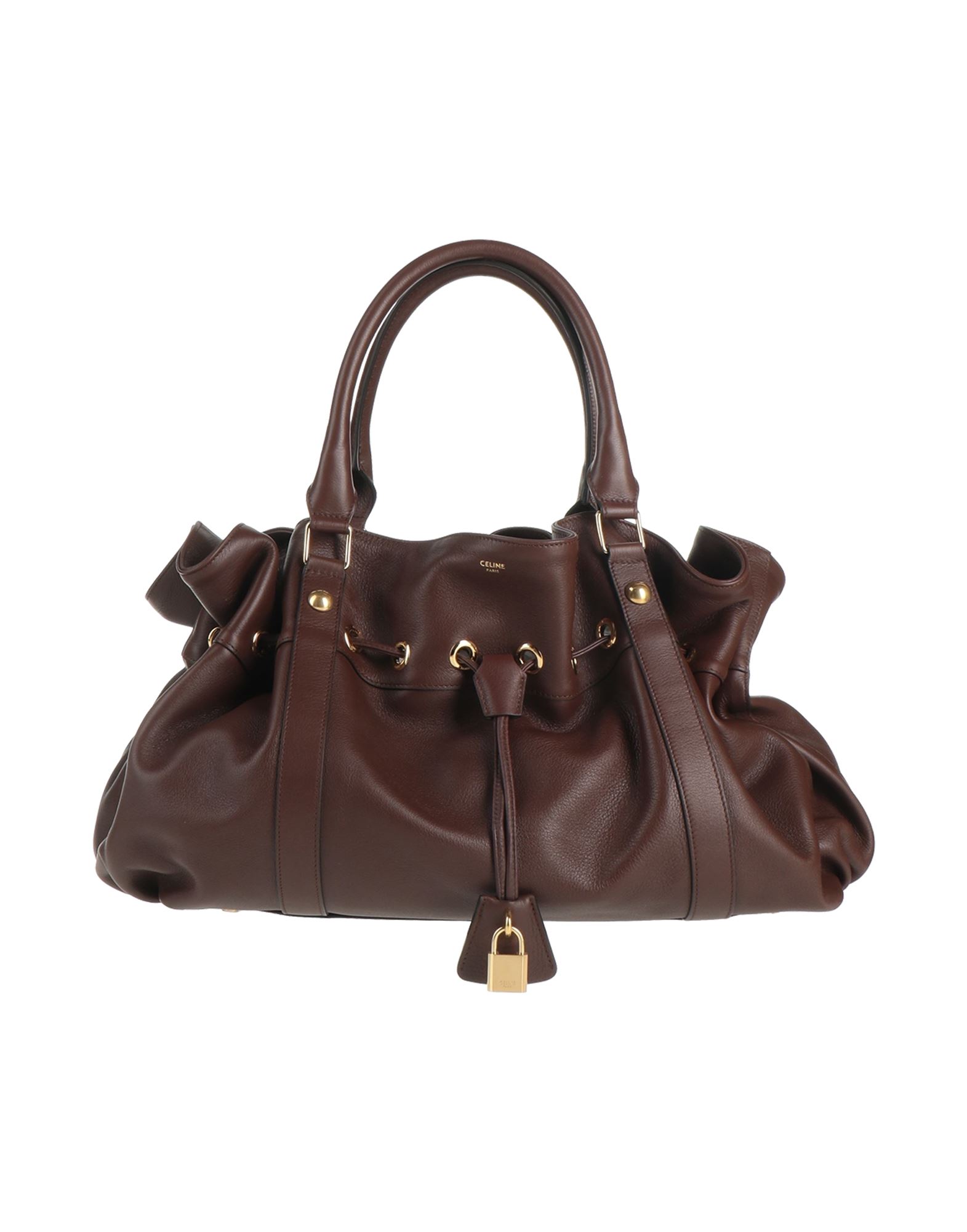 《セール開催中》CELINE レディース ハンドバッグ ダークブラウン 革（なめし加工）