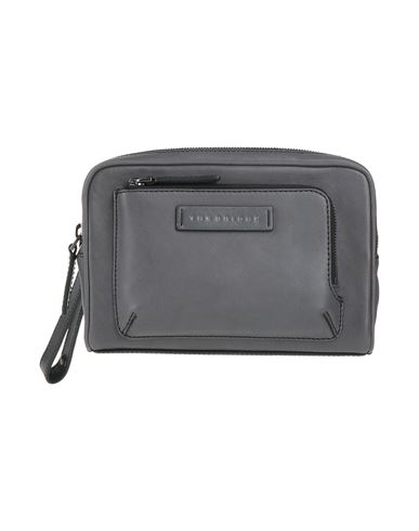 The Bridge Man Handbag Lead Size - Leather In Grey