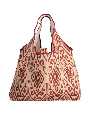 Niū Woman Shoulder Bag Beige Size - Jute In Beige