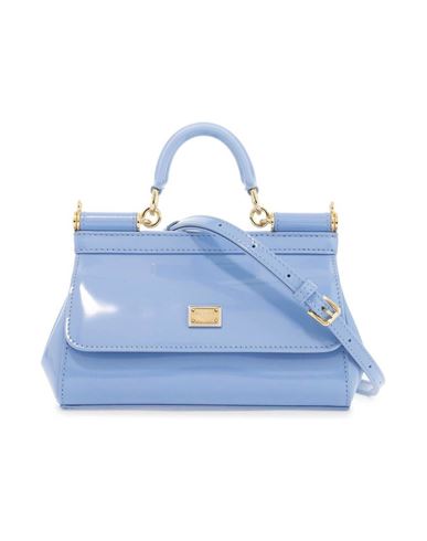 Dolce & Gabbana Woman Shoulder Bag Blue Size - Calfskin In Blue