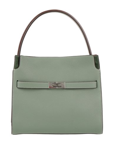 Tory Burch Woman Handbag Military Green Size - Leather In Green