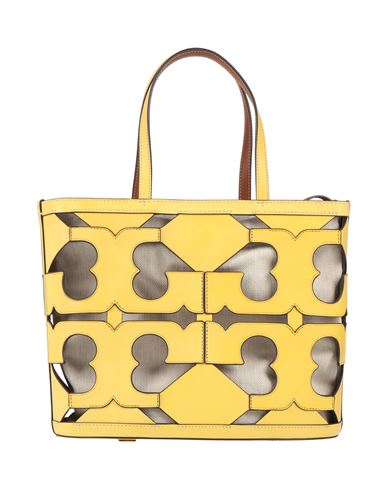 Tory Burch Woman Handbag Yellow Size - Leather In Yellow