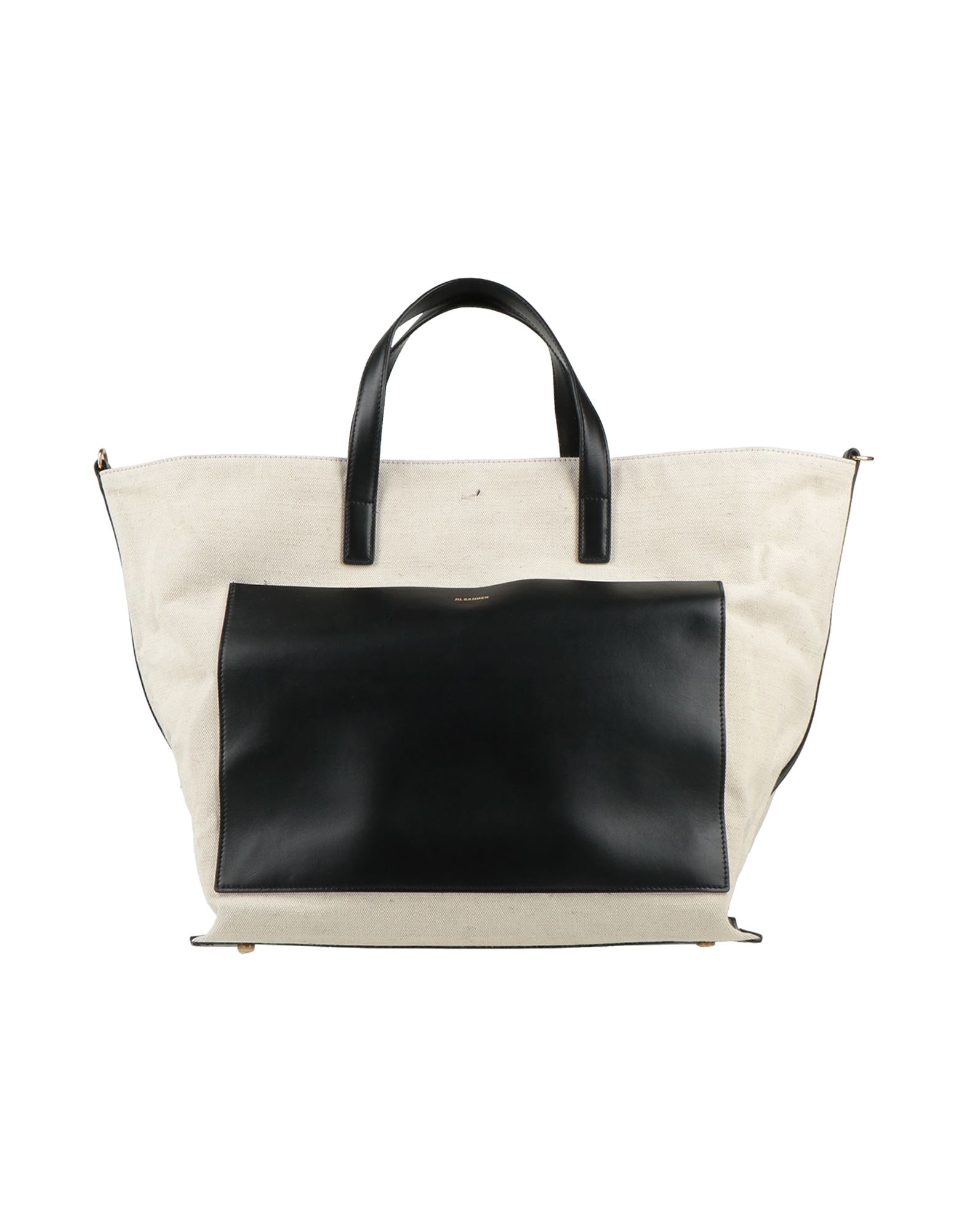 JIL SANDERジルサンダーシボレザートートバッグ　型押しロゴ JIL SANDER - 【希少】JIL SANDER トートバッグ マルチポケット
