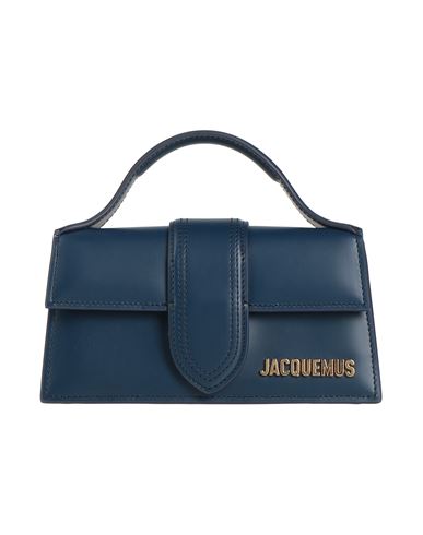 Jacquemus Woman Handbag Navy Size - Leather In Blue