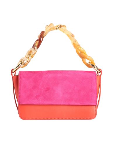 CAROLINA SANTO DOMINGO CAROLINA SANTO DOMINGO WOMAN HANDBAG ORANGE SIZE - CALFSKIN 
