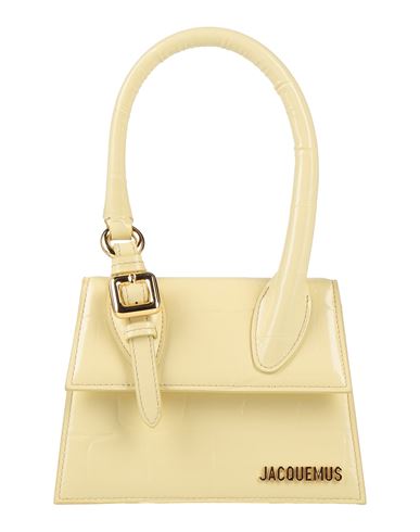 Jacquemus Woman Handbag Pastel Yellow Size - Calfskin